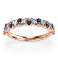 Marquise and Round Half Eternity Tamra Band