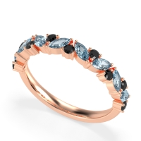 Marquise and Round Half Eternity Tamra Band