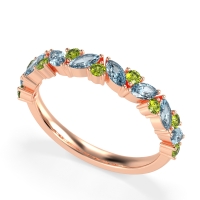 Marquise and Round Half Eternity Tamra Band