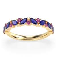 Marquise and Round Half Eternity Tamra Band