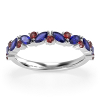 Marquise and Round Half Eternity Tamra Band