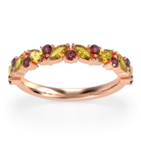 Marquise and Round Half Eternity Tamra Band