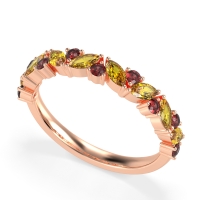 Marquise and Round Half Eternity Tamra Band