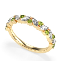 Marquise and Round Half Eternity Tamra Band