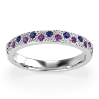 Starry Night Milgrain Vritta Band