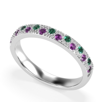 Starry Night Milgrain Vritta Band