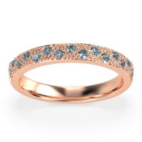 Starry Night Milgrain Vritta Band