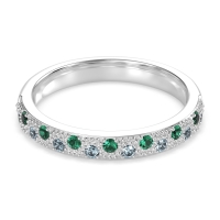 Starry Night Milgrain Vritta Band