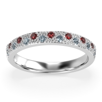 Starry Night Milgrain Vritta Band