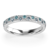 Starry Night Milgrain Vritta Band