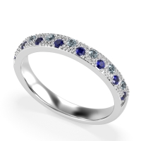 Starry Night Milgrain Vritta Band