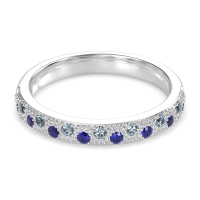 Starry Night Milgrain Vritta Band