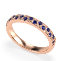 Starry Night Milgrain Vritta Band