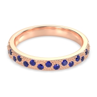 Starry Night Milgrain Vritta Band