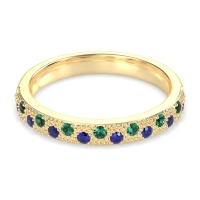 Starry Night Milgrain Vritta Band