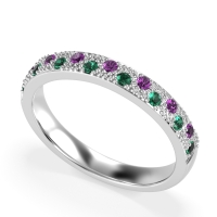 Starry Night Milgrain Vritta Band