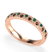 Starry Night Milgrain Vritta Band