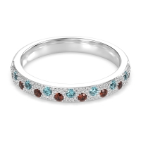 Starry Night Milgrain Vritta Band