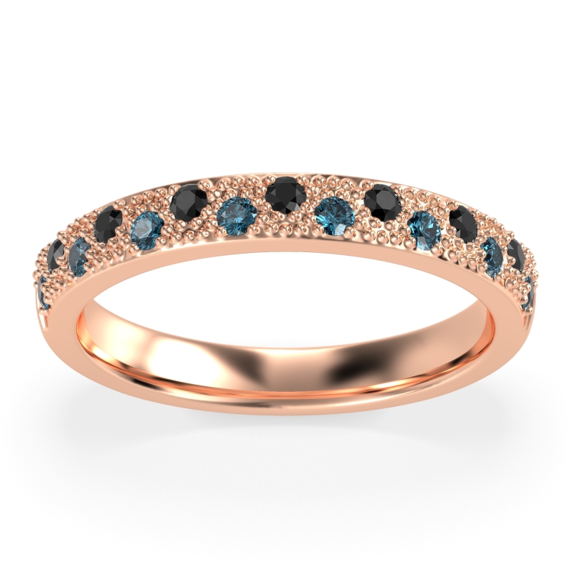 Starry Night Milgrain Vritta Band