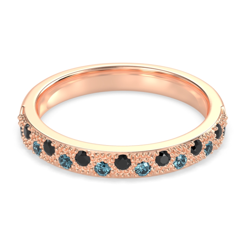 Starry Night Milgrain Vritta Band