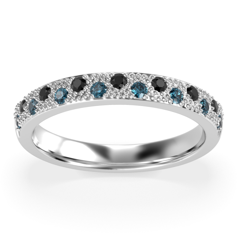 Starry Night Milgrain Vritta Band