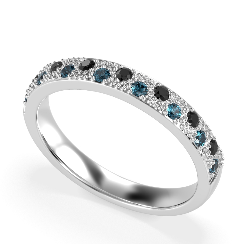 Starry Night Milgrain Vritta Band