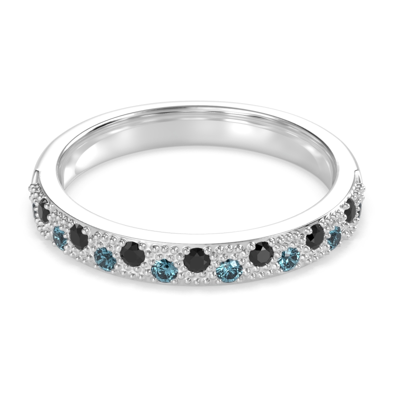 Starry Night Milgrain Vritta Band