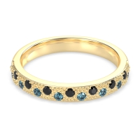 Starry Night Milgrain Vritta Band