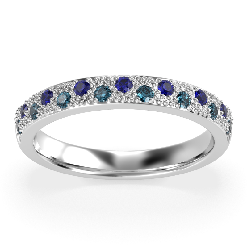 Starry Night Milgrain Vritta Band