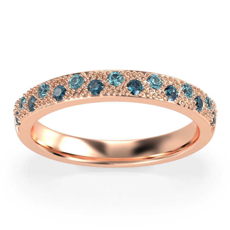 Starry Night Milgrain Vritta Band