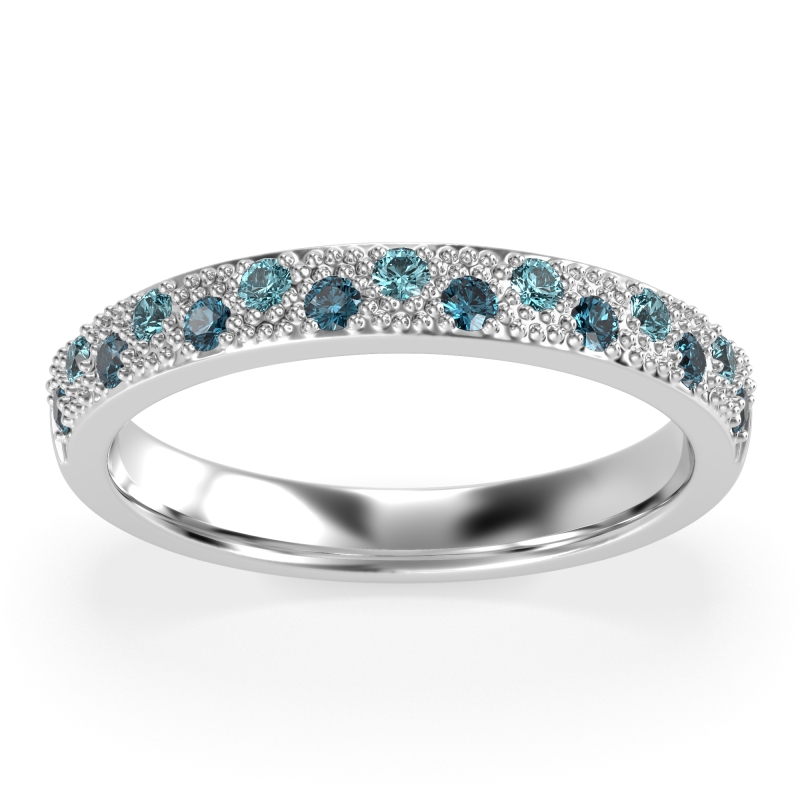 Starry Night Milgrain Vritta Band