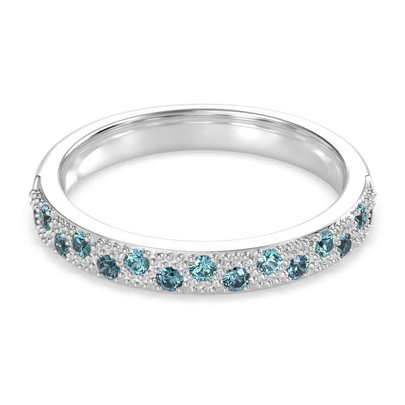 Starry Night Milgrain Vritta Band