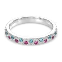 Starry Night Milgrain Vritta Band