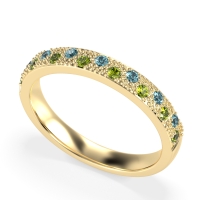 Starry Night Milgrain Vritta Band