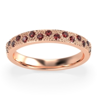 Starry Night Milgrain Vritta Band