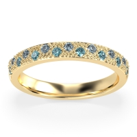 Starry Night Milgrain Vritta Band