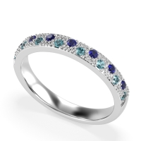 Starry Night Milgrain Vritta Band