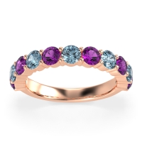 Classic Three-Quarter Eternity Manas Band