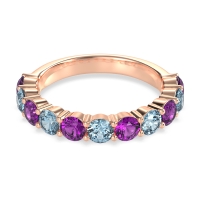 Classic Three-Quarter Eternity Manas Band