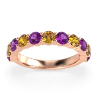 Classic Three-Quarter Eternity Manas Band