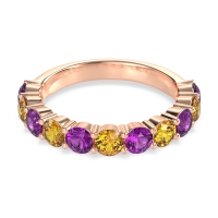 Classic Three-Quarter Eternity Manas Band