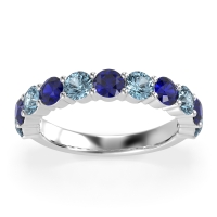 Classic Three-Quarter Eternity Manas Band