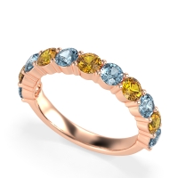 Classic Three-Quarter Eternity Manas Band