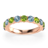 Classic Three-Quarter Eternity Manas Band