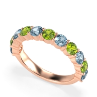 Classic Three-Quarter Eternity Manas Band