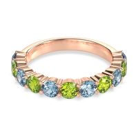 Classic Three-Quarter Eternity Manas Band