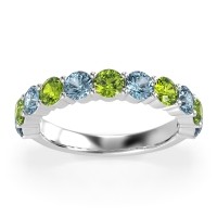 Classic Three-Quarter Eternity Manas Band