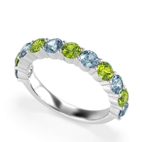 Classic Three-Quarter Eternity Manas Band