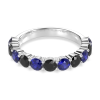 Classic Three-Quarter Eternity Manas Band