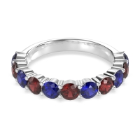 Classic Three-Quarter Eternity Manas Band